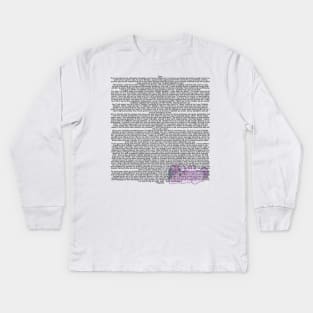 Regarding Twilight Sparkle (CopyPasta) Kids Long Sleeve T-Shirt